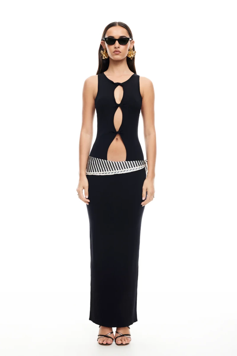 LIOD00128-HOMECOMING MAXI DRESS ONYX-2